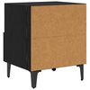 vidaXL Bedside Cabinet Black oak 40 x 35 x 47.5 cm Engineered wood