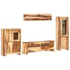 vidaXL TV Unit Set with Drawer Brown 120 x 30 x 39 cm Wood