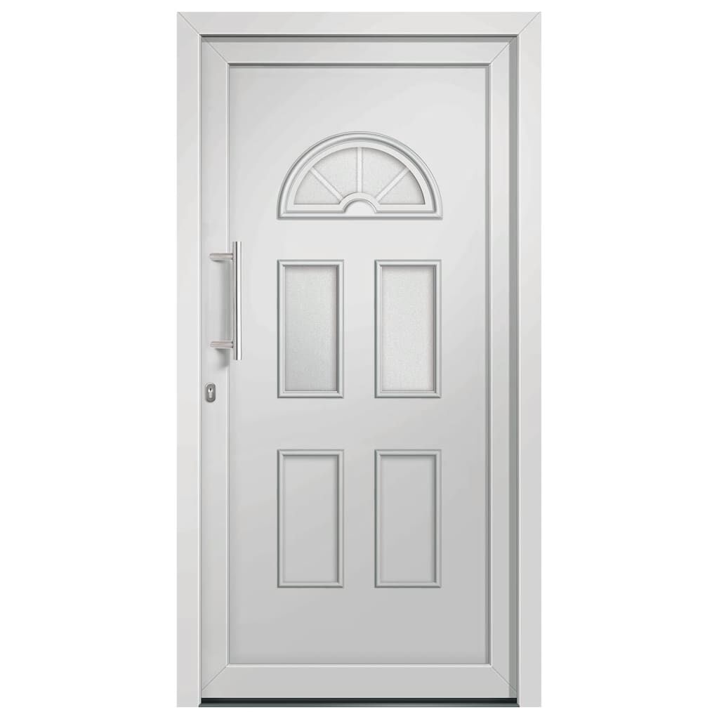 vidaXL Front Door White 110x210 cm