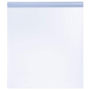 vidaXL Window Film Static Frosted Grey 45x500 cm PVC