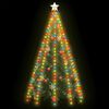 vidaXL Christmas Tree Net Lights with 300 LEDs Colourful 300 cm