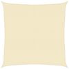 vidaXL Sunshade Sail 160 g/m&sup2; Cream 4x4 m HDPE