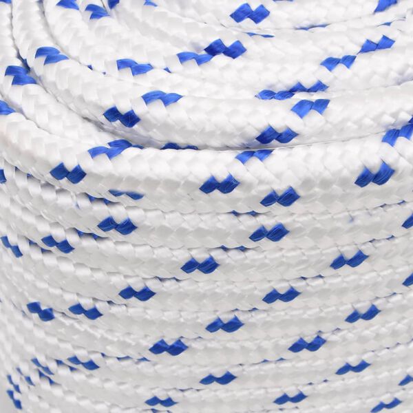 vidaXL Boat Rope White 16 mm 100 m Polypropylene