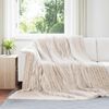 vidaXL Throw Blankets 6 pcs Beige 240 x 220 cm Fleece