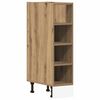 vidaXL Bottom Cabinet "Riga" Artisan Oak 20x44,5x81,5 cm Engineered Wood