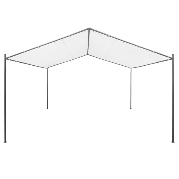 vidaXL Garden Gazebo 400x400x260 cm White 180 g/m²