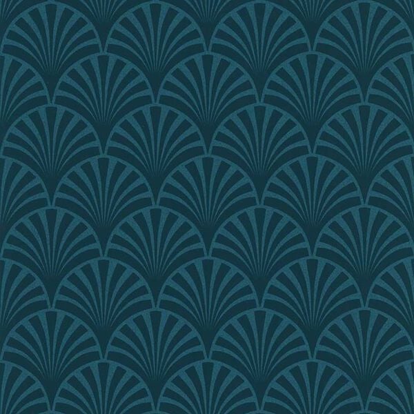 Noordwand Wallpaper couleurs & mati&egrave;res 20's Pattern Artdeco Blue