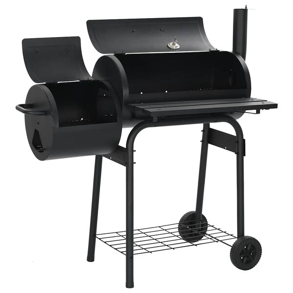 vidaXL Classic Charcoal BBQ Offset Smoker