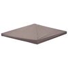 vidaXL Gazebo Cover Taupe 300 x 300 cm Polyester and Steel
