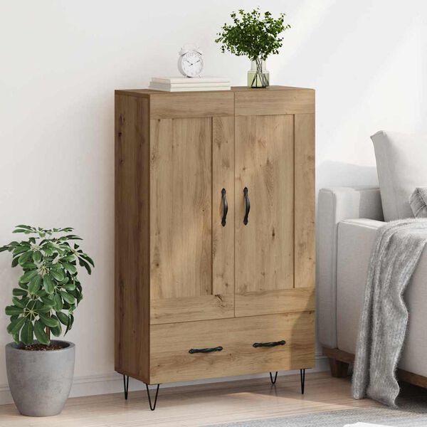 vidaXL Highboard Artisan Oak 69.5 x 31 x 115 cm Engineered Wood