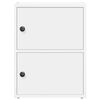 vidaXL Bookcase White 40x24x52 cm Engineered Wood