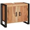 vidaXL Sink cabinet with Shelf Brown 71 x 33 x 58 cm Solid Acacia Wood