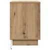 vidaXL Bedside Cabinet Artisan Oak 50 x 34.5 x 50 cm Engineered wood