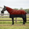 vidaXL Horse Blanket Bordeaux and Black 75 cm Polyester