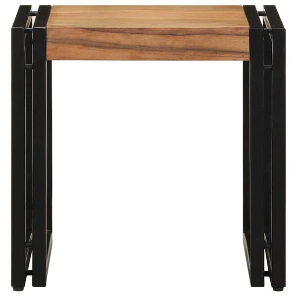 vidaXL Coffee Table Brown 40 x 40 x 38 cm Solid Acacia Wood