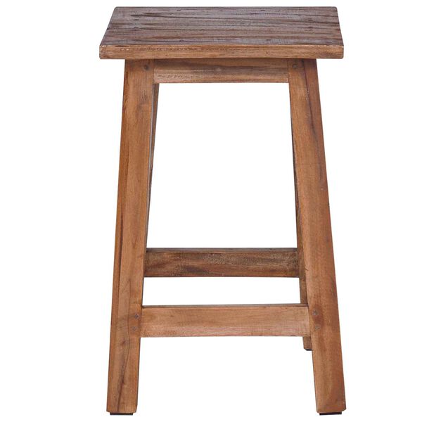 vidaXL Stool Natural 30 x 30 x 47 cm Mahogany Wood