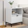 vidaXL Bedside Tables 2 pcs White 49 x 36 x 61 cm Engineered wood