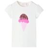 Kids'T-shirt Ecru 140