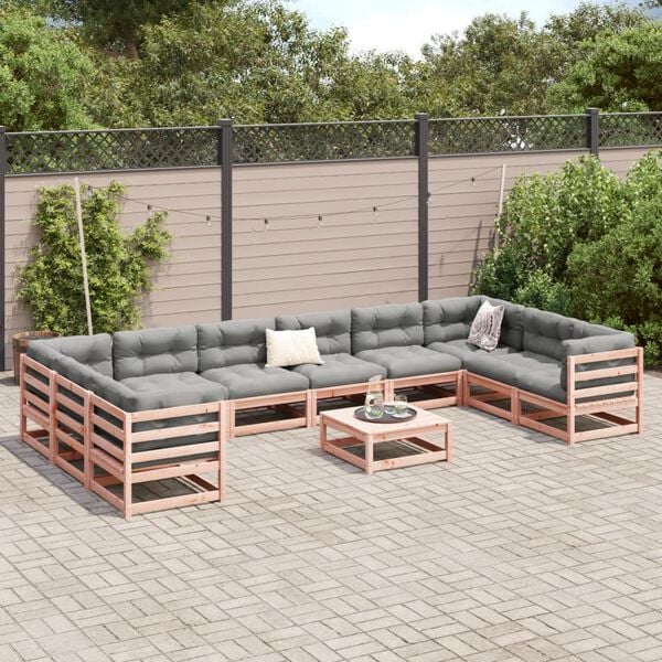 vidaXL 11 Piece Garden Sofa Set Solid Wood&nbsp;Douglas Fir