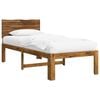 vidaXL Single Bed Frame with Headboard ROSTOCK Natural 80 x 200 cm