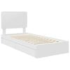vidaXL Storage Bed with Headboard White 75 x 190 cm Engineered Wood