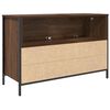 vidaXL Bathroom Basin Cabinet with Drawers Brown Oak 90x34.5x60 cm