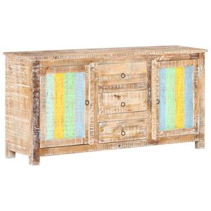 vidaXL Sideboard 151x40x75 cm Rough Acacia Wood