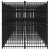 vidaXL Outdoor Dog Kennel Steel 18.43 m&sup2;