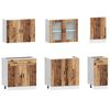 vidaXL 7 Piece Kitchen Cabinet Set Porto Old Wood Engineered Wood