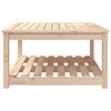 vidaXL Garden Table 82.5x82.5x45 cm Solid Wood Pine