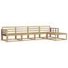 vidaXL Outdoor Sofa Set 5 pcs White 329 x 162.5 x 73 cm