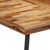 vidaXL Dining Table 169x98.5x76 cm Solid Wood Teak