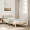 vidaXL Extra Long Bed Frame without Mattress 100x210 cm Solid Wood Pine