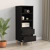 vidaXL Highboard Black 40x36x110 cm Engineered Wood