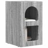 vidaXL Bedside Table Grey Sonoma 29.5 x 33.5 x 50 cm Engineered Wood