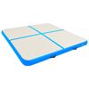 vidaXL Inflatable Gymnastics Mat with Pump 200x200x10 cm PVC Blue