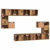 vidaXL TV Cabinet Set Wall-mounted 10 pcs Old Wood Engineered Wood