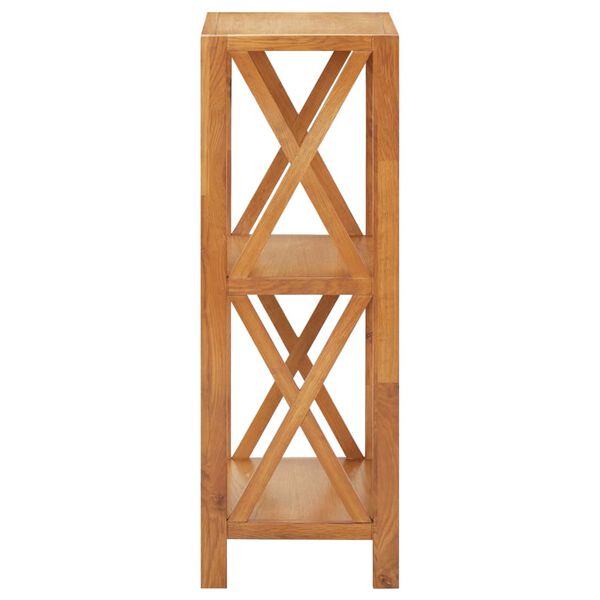 vidaXL 3-Tier Shelf 40x30x87 cm Solid Oak Wood