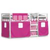vidaXL Bunk Bed without Mattress Pink 90x190 cm Single Solid Wood Pine
