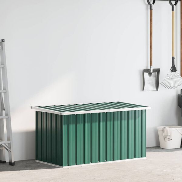 vidaXL Garden Storage Box Green 129x67x65 cm