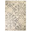 vidaXL Modern Rug Floral Design 140x200 cm Beige/Blue