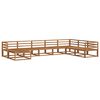 vidaXL Outdoor Sofa Set 8 pcs Natural Solid Acacia Wood