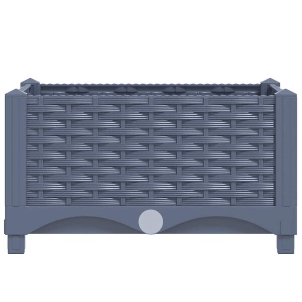 vidaXL Raised Bed 40x40x23 cm Polypropylene