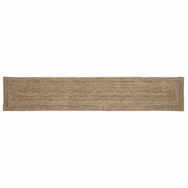 vidaXL Area Rugs Rectangular Natural and Black 60 x 400 cm Jute