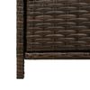 vidaXL Garden Storage Cabinet Brown 83x45x76 cm Poly Rattan