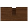vidaXL Bathroom Cabinet Brown Oak 65x33x60 cm Engineered Wood