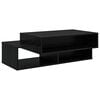 vidaXL Coffee Table Black Oak 105 x 50 x 32.5 cm Engineered Wood