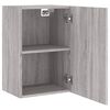 vidaXL TV Wall Cabinets 2 pcs Grey Sonoma 40.5x30x60 cm Engineered Wood