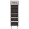 vidaXL Shoe Cabinet Grey Sonoma 30x35x105 cm Engineered Wood