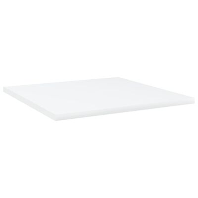 vidaXL Bookshelf Boards 8 pcs White 40x40x1.5 cm Engineered Wood